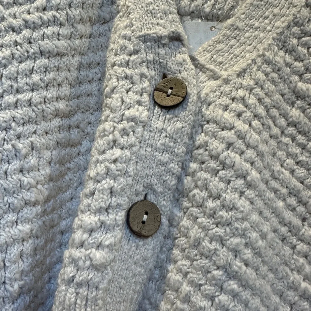 Free People White Sleeveless Cardigan – Size L – NWT - Picture 8 of 8